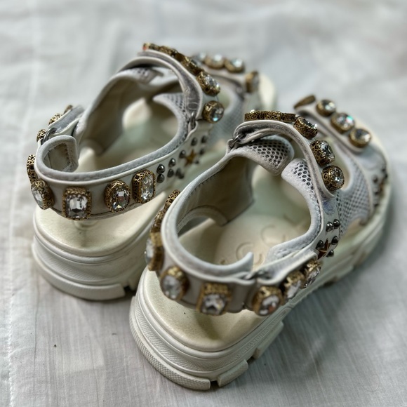 Authentic Gucci Flash Trek Sandals Women Size 9. GENTLY WORN - Picture 6 of 6